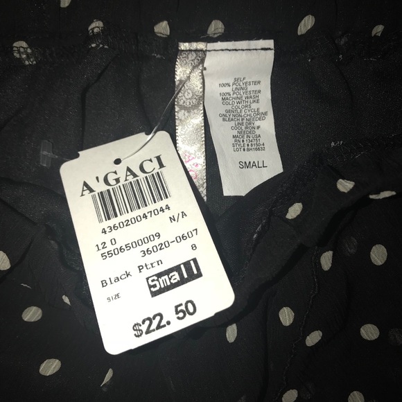 A’gaci Women’s Mini Shorts (Polka Dot) - Picture 6 of 6